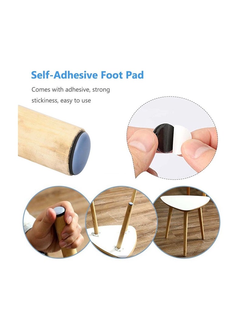 Y&D Furniture Moving Pads 12 Pcs Round Shaped Self-Stick Sliders Easy Movers Floor Protector Pads for Carpet Gliders Glides - Image 2