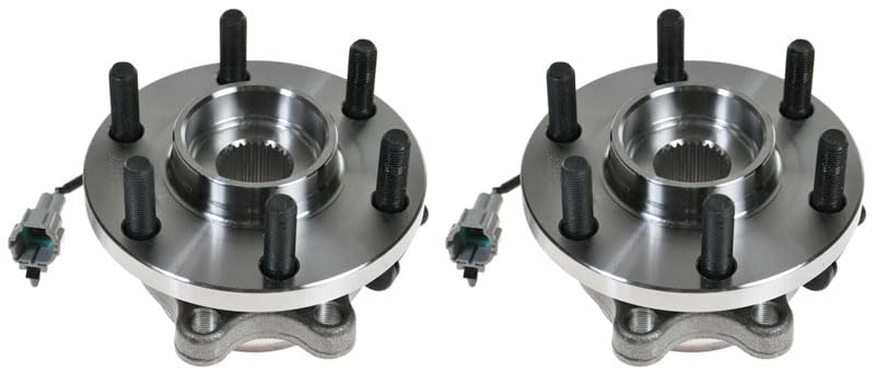 TRQ Front Wheel Hub Bearings Assembly Set Compatible with 2005-2019 Nissan Frontier 2005-2012 Pathfinder 2005-2015 Xterra 2009-2012 Suzuki Equator - Image 4