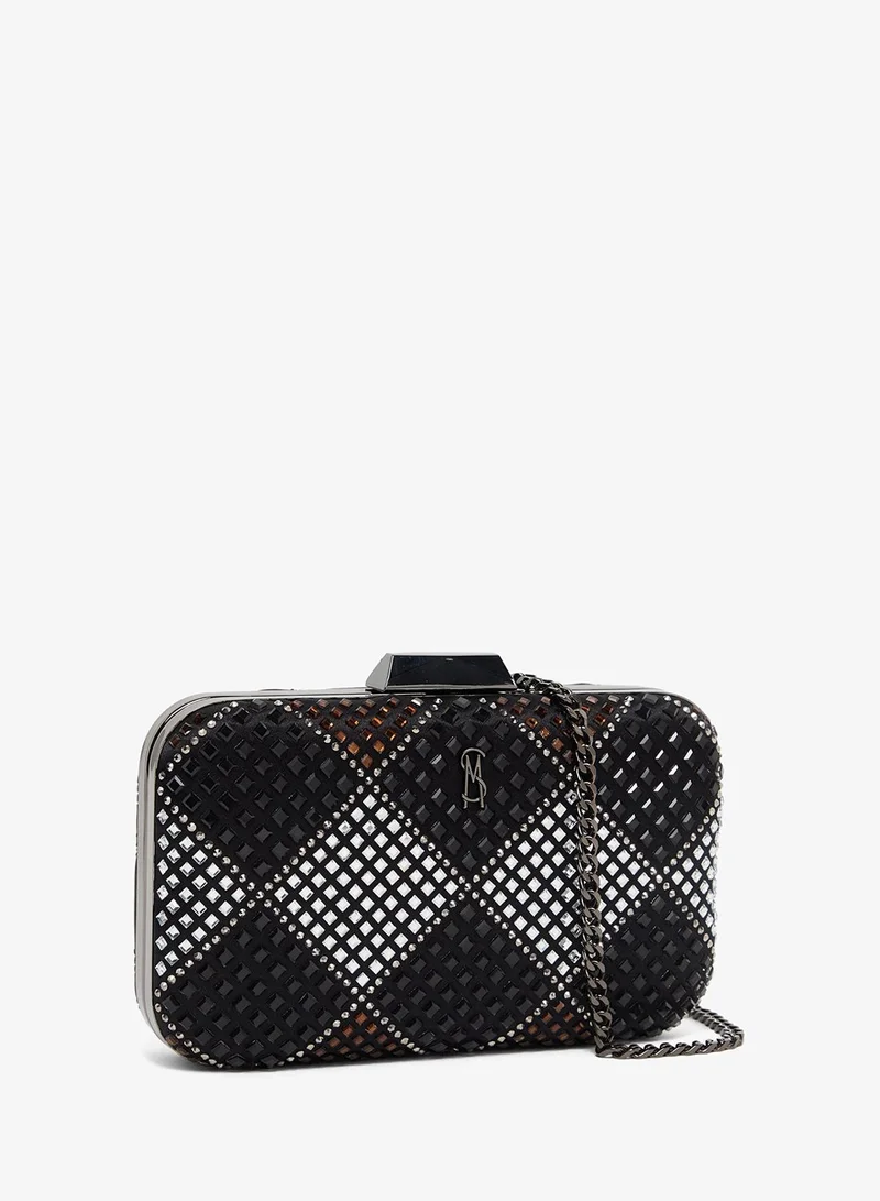 STEVE MADDEN Steve madden badelaid women's black multicolor clutch