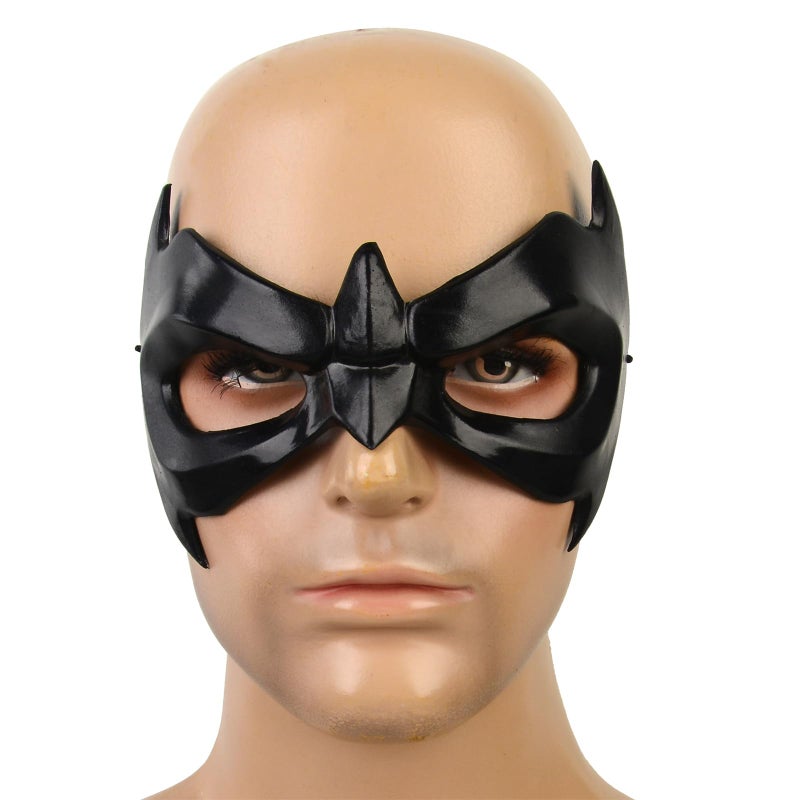 HOTTERCOS Black Eye Mask Superhero Masquerade Masks Halloween Costume Accessories For Party Cosplay - Image 2