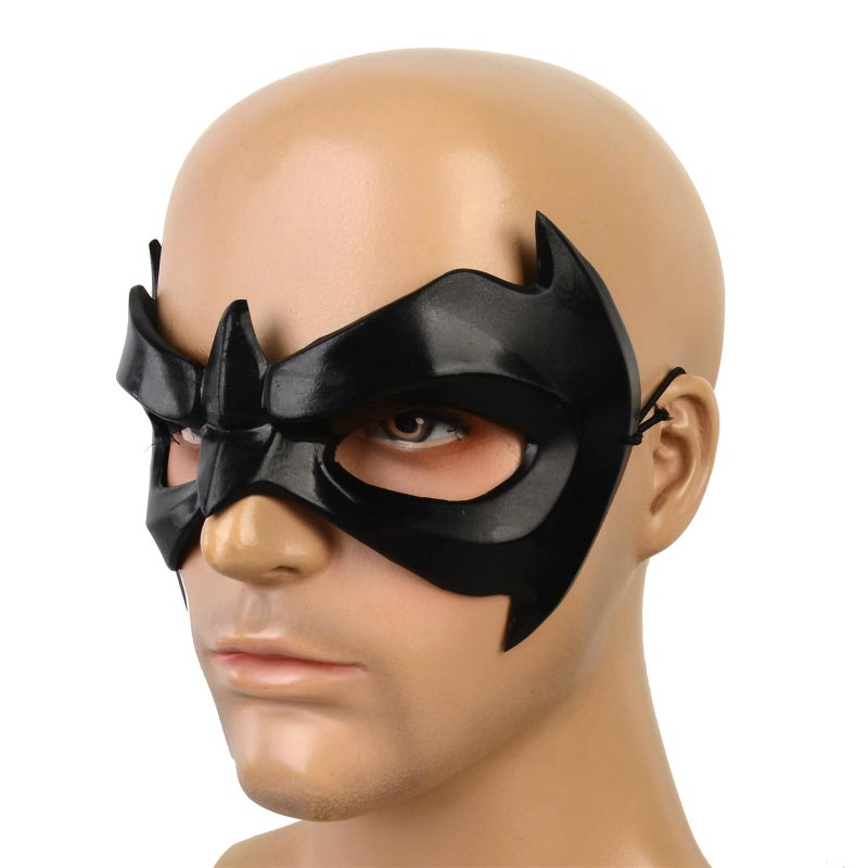 HOTTERCOS Black Eye Mask Superhero Masquerade Masks Halloween Costume Accessories For Party Cosplay - Image 4