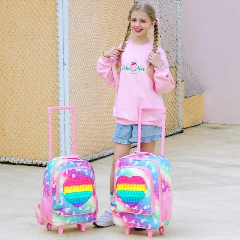 CCJPX Kids Luggage for Boys Girls, Toddler Rolling Travel Carry on Suitcase with Wheels - Image 2