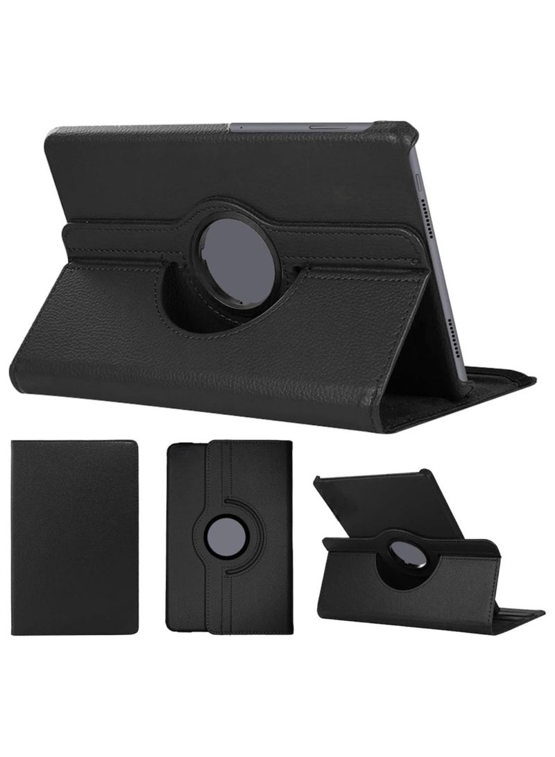 Joker Tab Case for any 12-inch tablet or iPad, Foldable Protective Case with 360 Degree Rotating Stand, Auto Wake/Sleep Feature, Shockproof Synthetic Leather with Multiple Viewing Angles, Compatible with all Tablet and iPad sizes up to 12-inch - Black (Completely compatible with all models as long as the screen is 12 inches with all openings) - Image 1