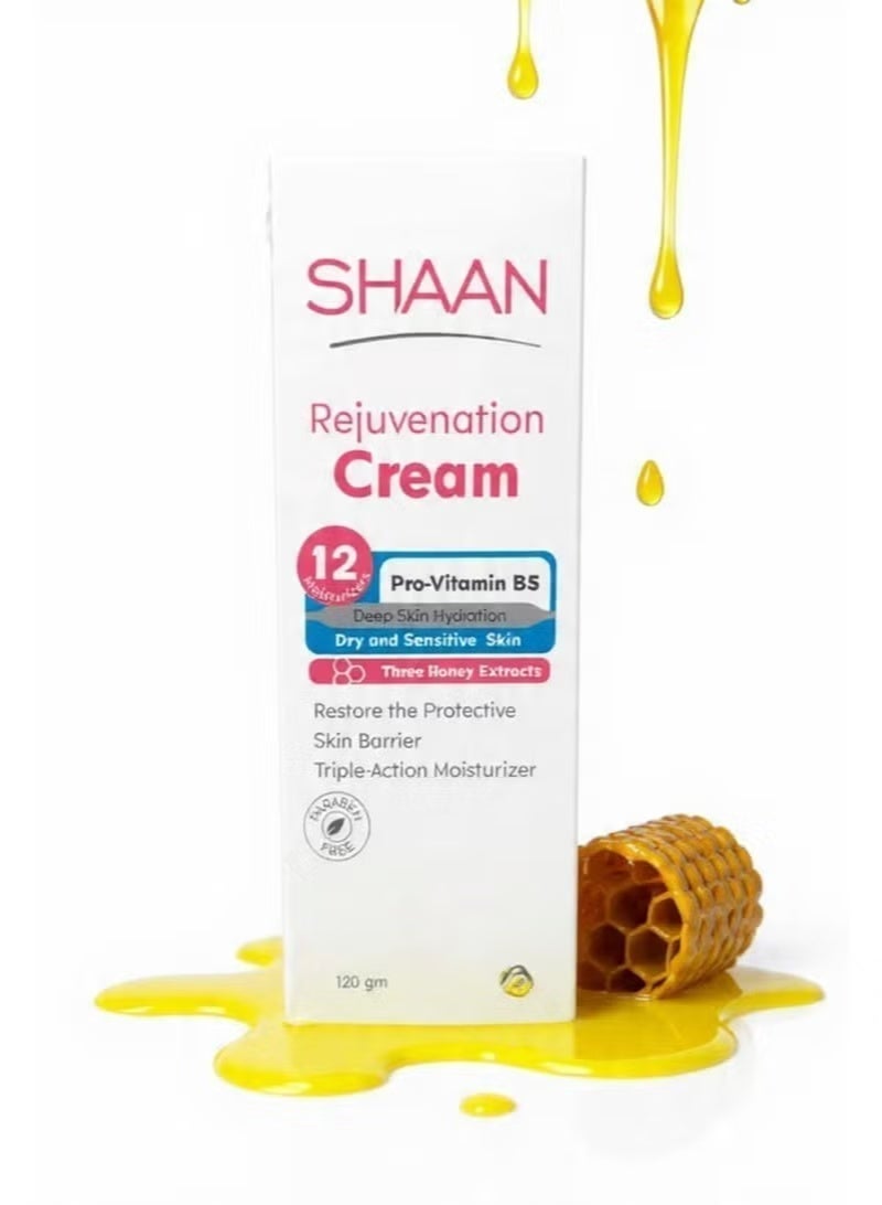 Shan Dry and Sensitive Skin Renewal Cream 120g + Hand Cream for Dry and Cracked Skin 60g - Set - Image 3