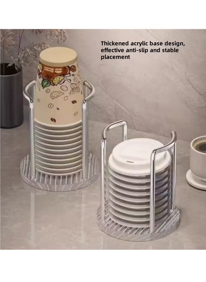 Generic Paper Cup Holder Acrylic Cup Holder Disposable Cup Holder Coffee And Tea Cup Holder  - Image 3