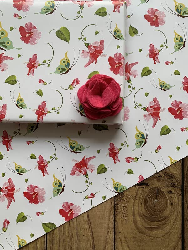 Dovetail Aloha Gift Wrapping Paper Sheet Pack of 4 - Image 2