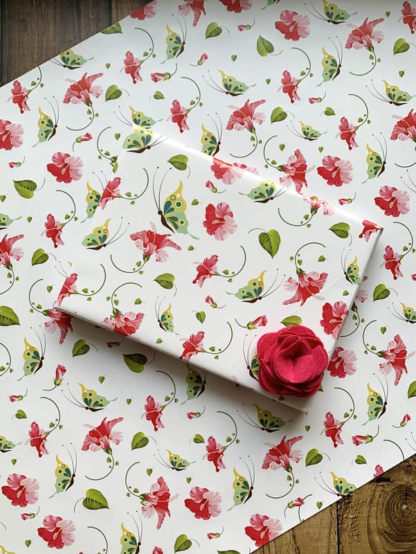 Dovetail Aloha Gift Wrapping Paper Sheet Pack of 4 - Image 1