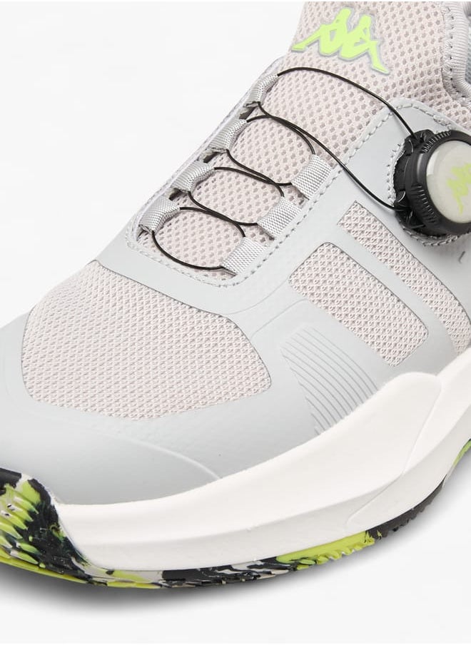 Kappa Boys Colourblock Sports Shoes With Rotating Buckle  - Image 4