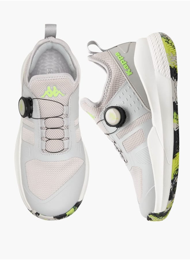Kappa Boys Colourblock Sports Shoes With Rotating Buckle  - Image 2