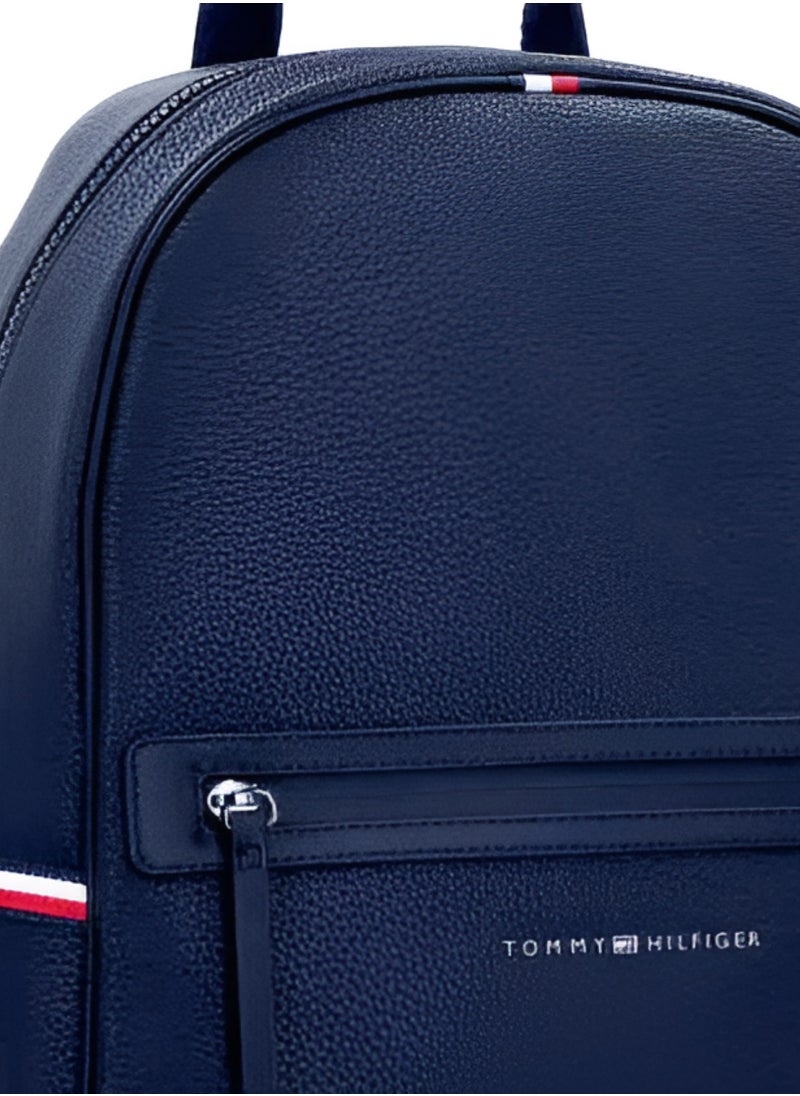 Tommy Hilfiger Plus Tommy Hilfiger Men's Essential Backpack, Navy, One Size  - Image 4