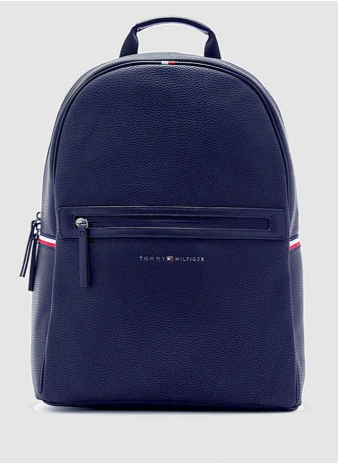 Tommy Hilfiger Plus Tommy Hilfiger Men's Essential Backpack, Navy, One Size  - Image 2