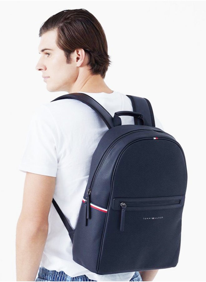 Tommy Hilfiger Plus Tommy Hilfiger Men's Essential Backpack, Navy, One Size  - Image 5