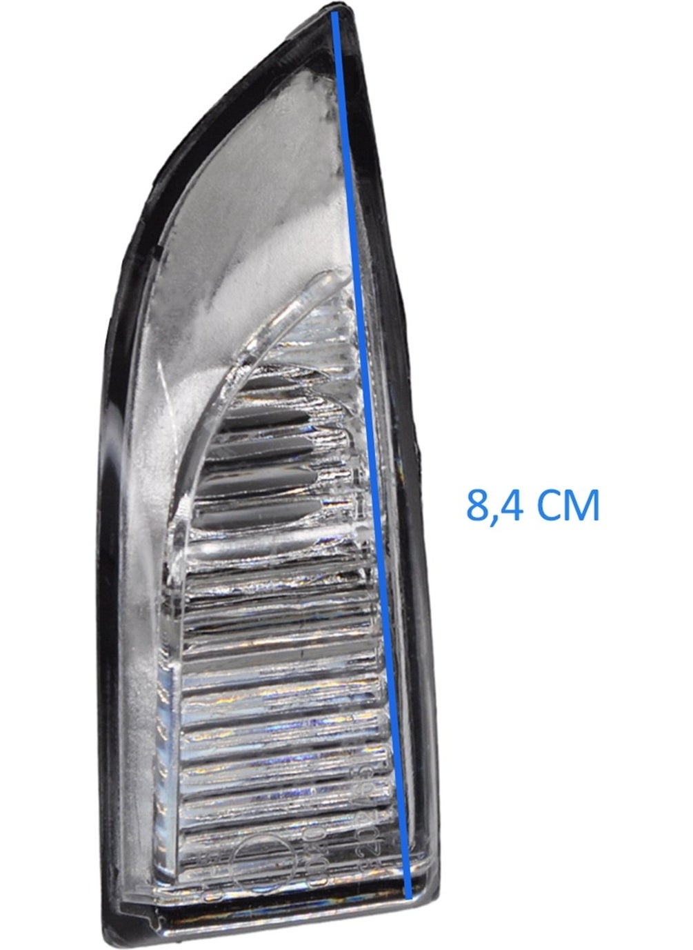 DNC Auto Part - Mirror Signal White - Right for Renault Megane 3, Fluence - Image 1