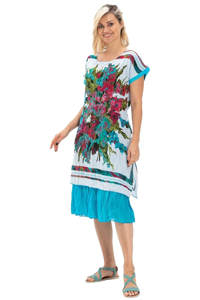 اليش شيل بيزي Floral Print Dress
