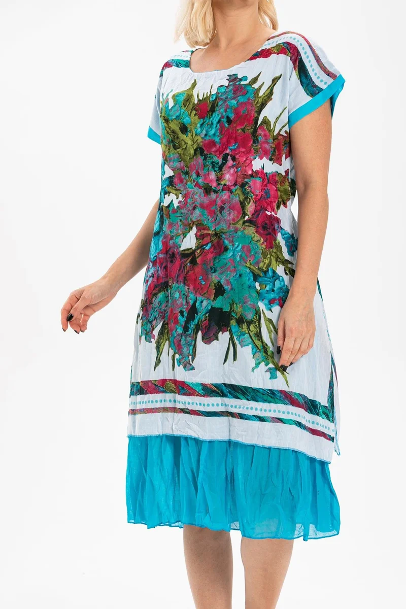 اليش شيل بيزي Floral Print Dress