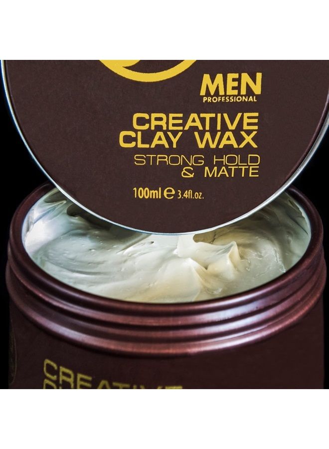 Red One Creative Clay wax strong hold and matte 100 Ml 3.3fl.oz  - Image 3