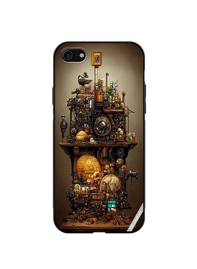 VR CREATIVE Protective Case Cover For Apple iPhone SE (2022) Jigsaw Puzzles Design Multicolour - Image 1