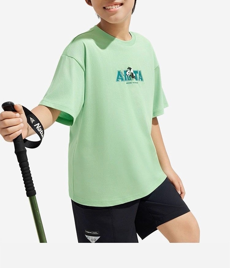 ANTA Kids Panda Tee | 100% Cotton Outdoor T-Shirt/Soft Cotton · Breathable Comfort · Trendy Everyday Style - Image 1