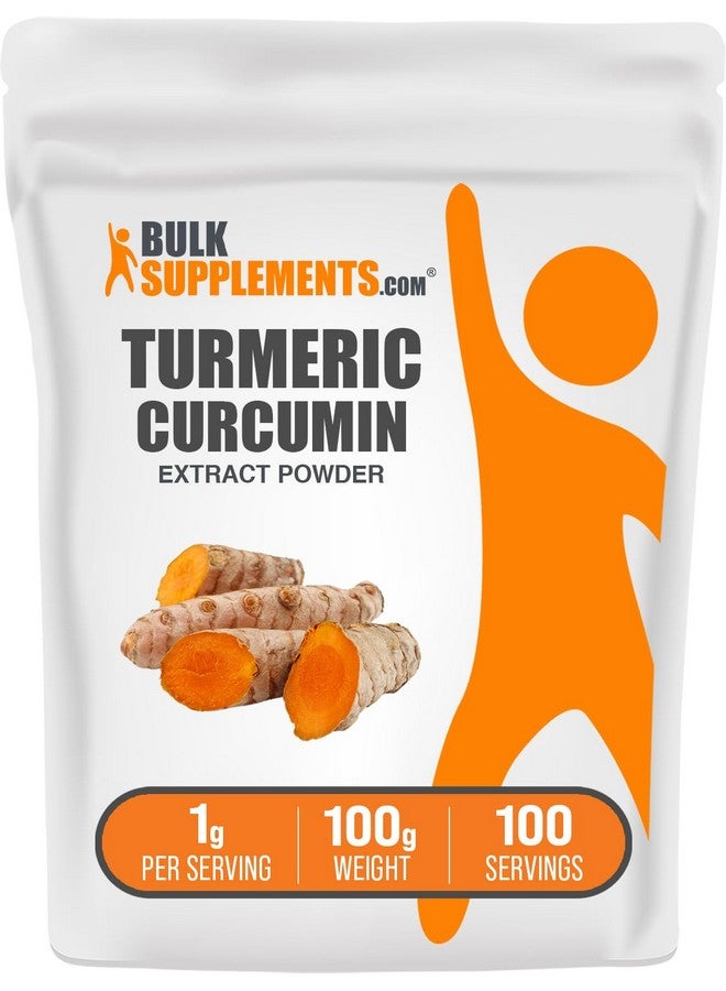 بالك سابلمنتس مسحوق مستخلص الكركم من BulkSupplements.com - من جذر الكركم، مكملات الكركمين ١٠٠٠ ملغ، مسحوق الكركمين والكركم - خالٍ من الغلوتين، ١٠٠٠ ملغ لكل حصة، ١٠٠ غرام (٣.٥ أونصة) (عبوة من قطعة واحدة) - Image 1