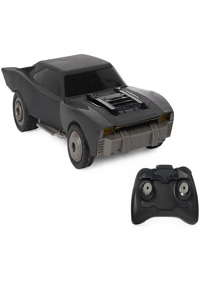 DC Comics DC Comics, The Batman Turbo Boost Batmobile, Remote Control Car with Official Batman Movie Styling Kids Toys for Boys and Girls Ages 4 and Up  - Image 1