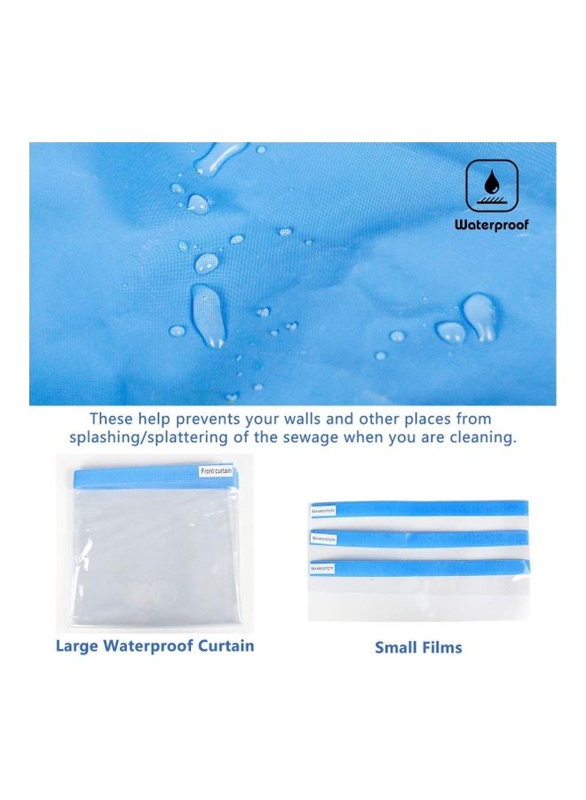 XiuWoo Waterproof Air Conditioner Cleaning Cover Blue - Image 4