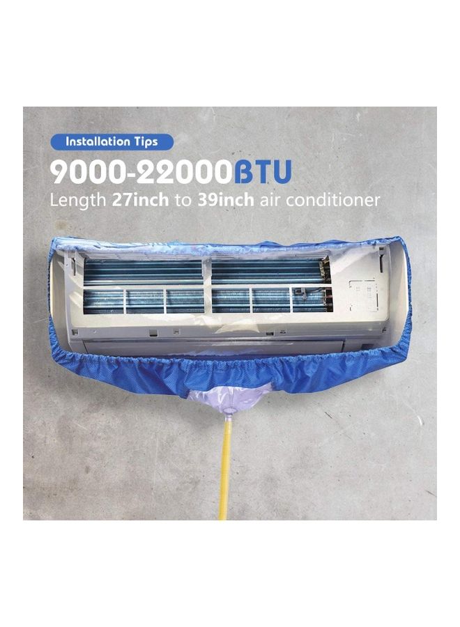 XiuWoo Waterproof Air Conditioner Cleaning Cover Blue - Image 5