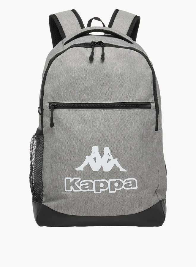 Kappa Boys Logo Print School Backpack and Pencil Pouch Set - 46x30x14 cm