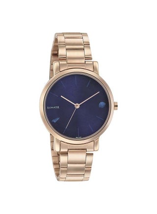 Round Shape Stainless Steel Analog Wrist Watch 8164WM01 - 35 mm - Rose Gold - pzsku/Z45CB38B5041E60BB4EE1Z/45/_/1658233769/ced78f9e-710f-44b7-a56c-1d933b826ade
