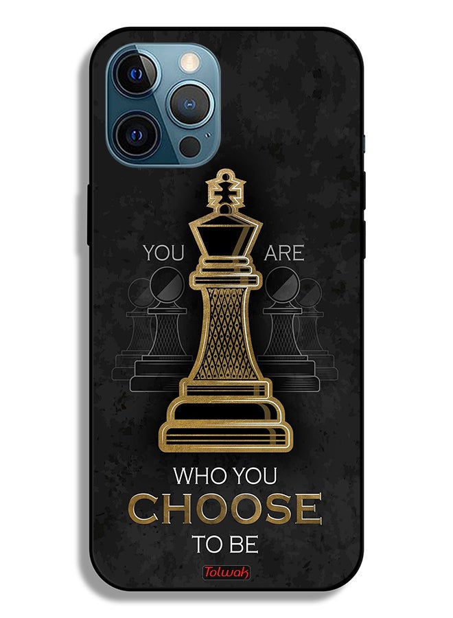 Tolwak Apple iPhone 12 Pro Protective Case You Are Who You Choose To Be - Image 2