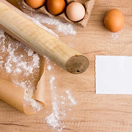 ATEVON Wooden Rolling Pin for Baking - Thick Size, for Chapati/Roti/Paratha - Image 5