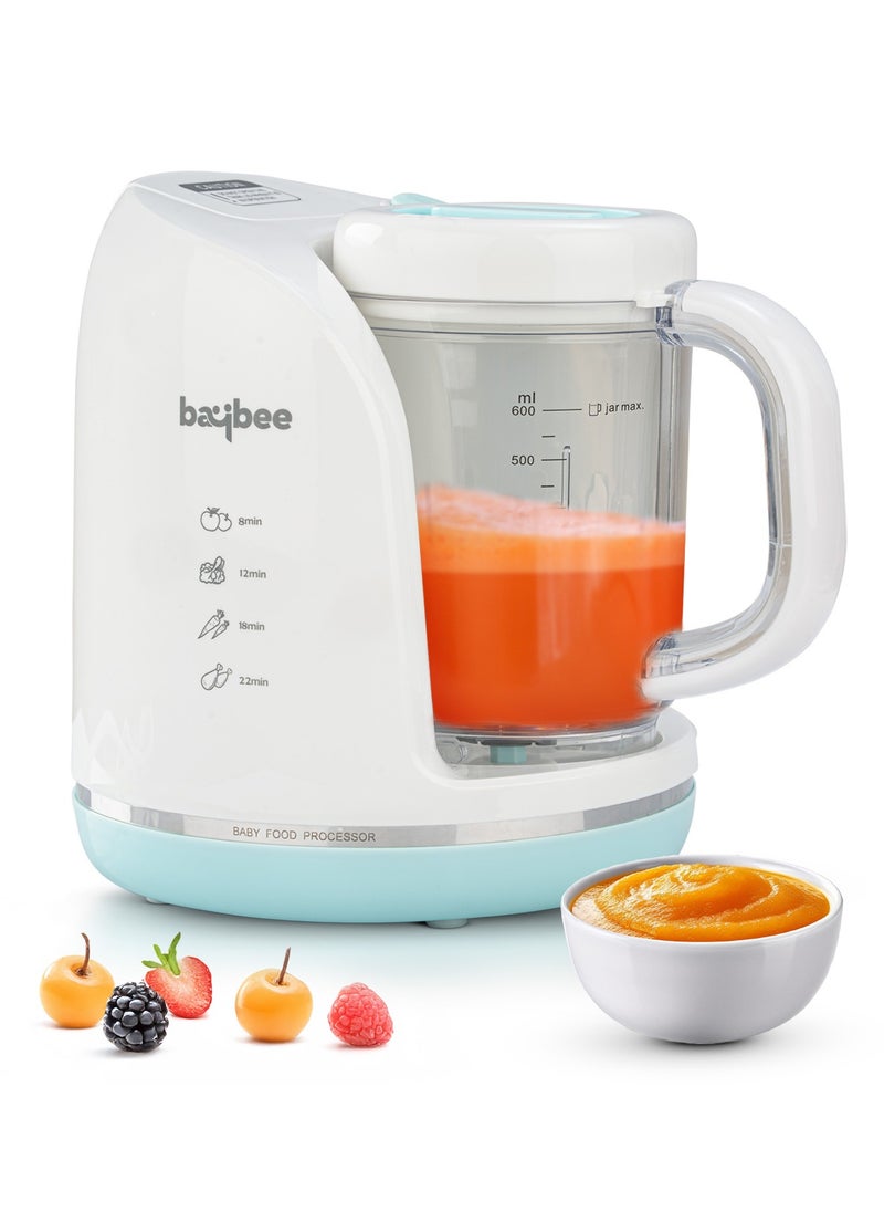 BAYBEE - Premium 4-In-1 Smart Multifunction Electric Food Processor, Steamer, Blender With 600 ML Jar, Steam Basket And Scraper - Image 1