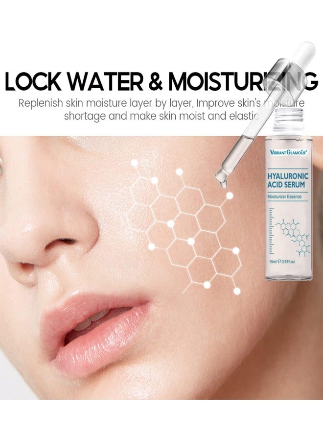 فايبرنت جلامور مصل حمض الهيالورونيك لتحسين الجلد يشرق البشرة ترطيب وترطيب الصيغة المضادة للشيخوخة لإصلاح الجلد الناعم والمشرق وتنشيط صحة الجلد - Image 2