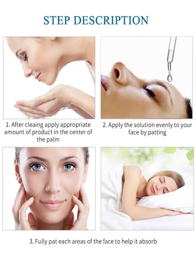 فايبرنت جلامور مصل حمض الهيالورونيك لتحسين الجلد يشرق البشرة ترطيب وترطيب الصيغة المضادة للشيخوخة لإصلاح الجلد الناعم والمشرق وتنشيط صحة الجلد - Image 3