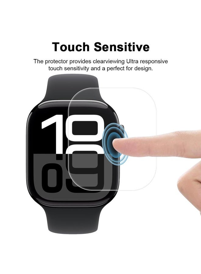 HuHa For Apple Watch Series 10 46mm 5pcs xDfind Soft Hydrogel Film Full Cover Front Protector - Image 5