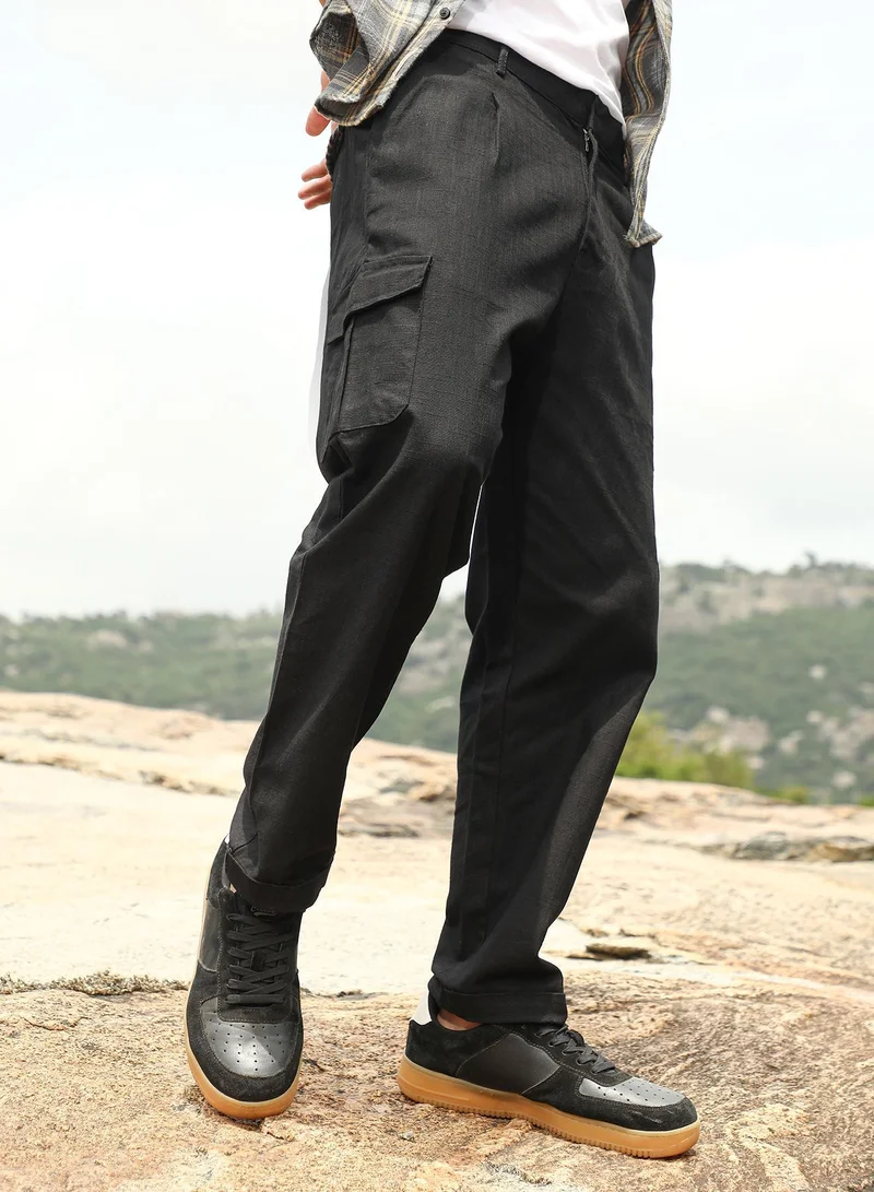 Lightweight - Pleated Utility-Tapered Trousers