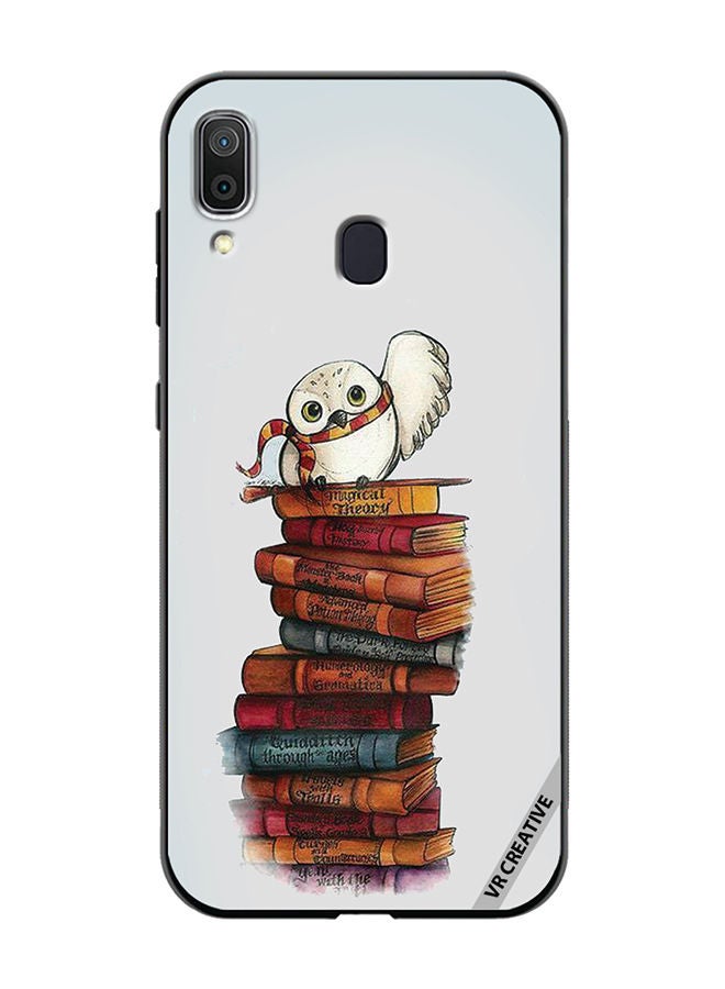 VR CREATIVE Protective Case Cover For Samsung Galaxy A30 Hogwards Owl Design Multicolour - Image 1