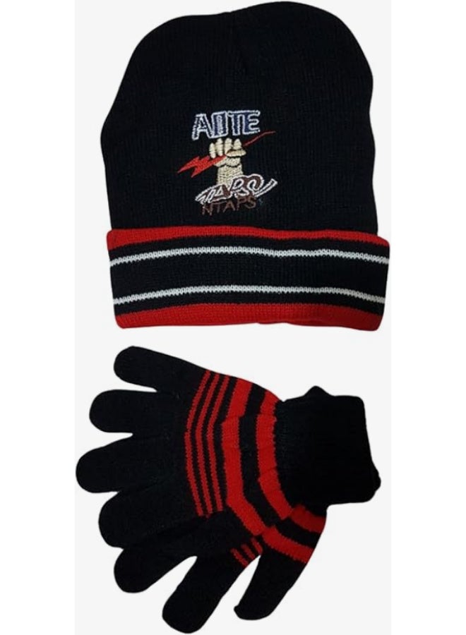 Winter set for children, 3 pieces: hat, scarf, and gloves - Image 2