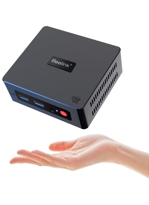 Mini S Mini PC Computers Desktop Windows 11 Pro，8GB DDR4 RAM 256GB SSD，Intel 11th Gen 4-Cores 2.9Ghz N5095, Dual HDMI 4K 60Hz/Gigabit Ethernet/WiFi/BT, Support 2.5 inch HDD
