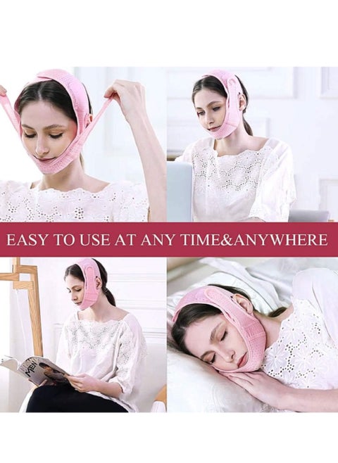 Face Slimming Belt and Reusable V Line Mask Reduce Fat and Tighten Skin,