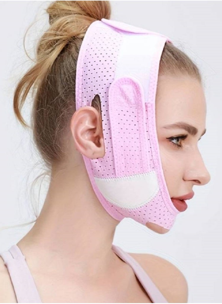 Face Slimming Belt and Reusable V Line Mask Reduce Fat and Tighten Skin,