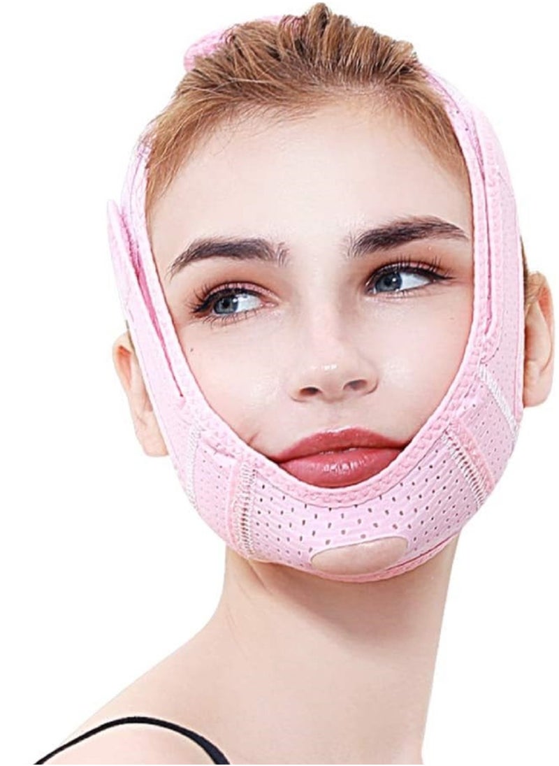 Face Slimming Belt and Reusable V Line Mask Reduce Fat and Tighten Skin,