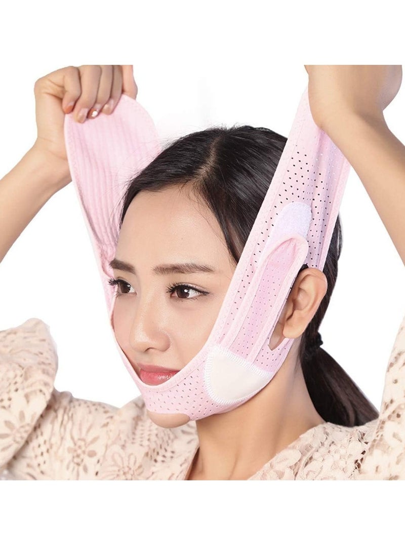 Face Slimming Belt and Reusable V Line Mask Reduce Fat and Tighten Skin,