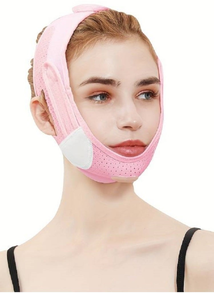 Face Slimming Belt and Reusable V Line Mask Reduce Fat and Tighten Skin,
