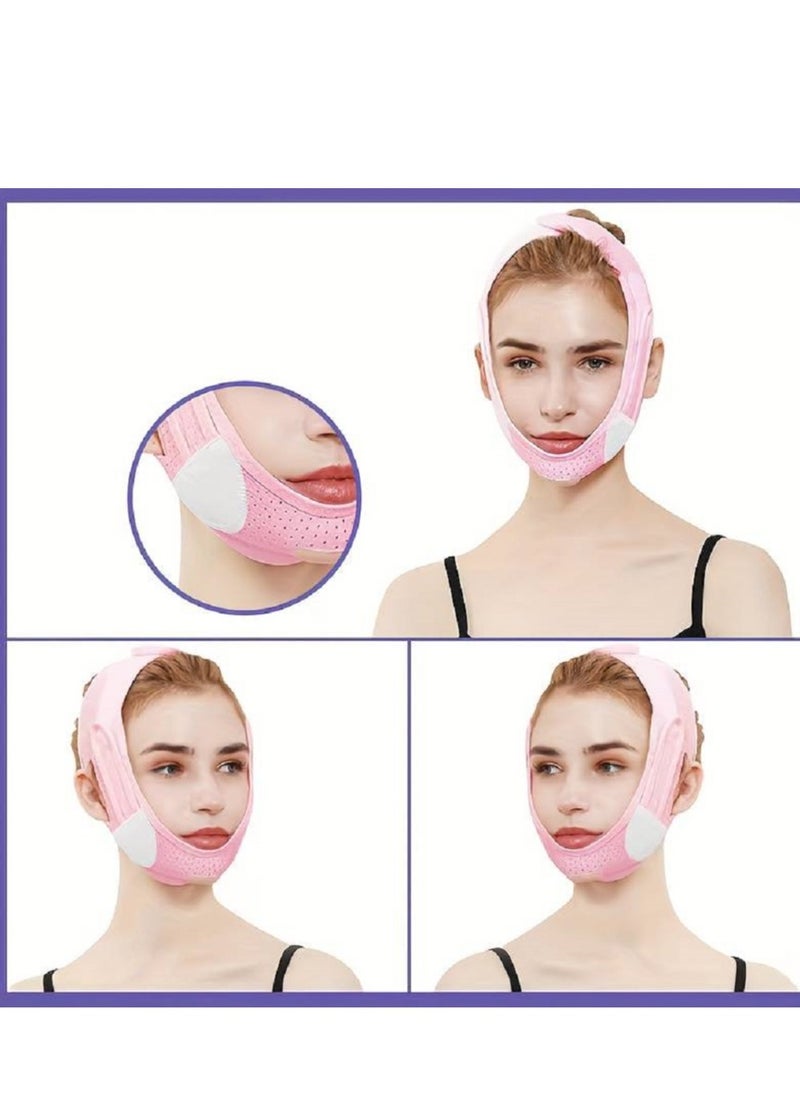 Face Slimming Belt and Reusable V Line Mask Reduce Fat and Tighten Skin,