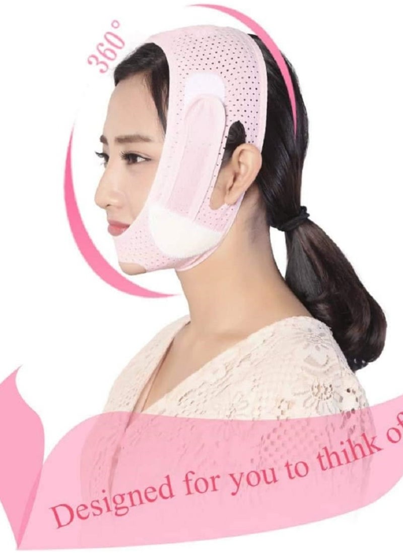 Face Slimming Belt and Reusable V Line Mask Reduce Fat and Tighten Skin,