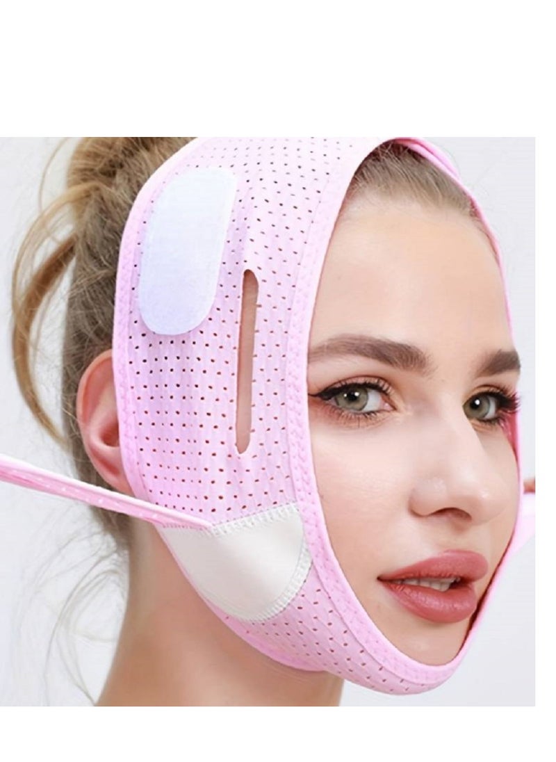 Face Slimming Belt and Reusable V Line Mask Reduce Fat and Tighten Skin,