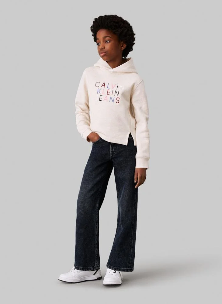 كالفن كلاين جينز Youth Color Logo Hoodie
