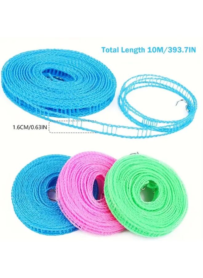 2pcs Assorted Windproof Clothes Hanger Portable Outdoor Drying Rack for Garden Travel RV - Image 5