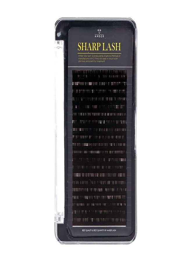 Amber Lash Sharp Lash Premium Toray by Amber Lash, 20 Rows of Flat Split Lashes with Various Thicknesses and Lengthes for Professional Eyelash Extension - C Curl (0.20mm Thickness, 13mm) - Image 1
