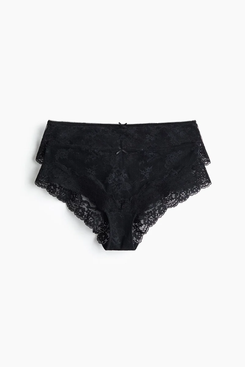 H&M 2-pack lace hipster briefs